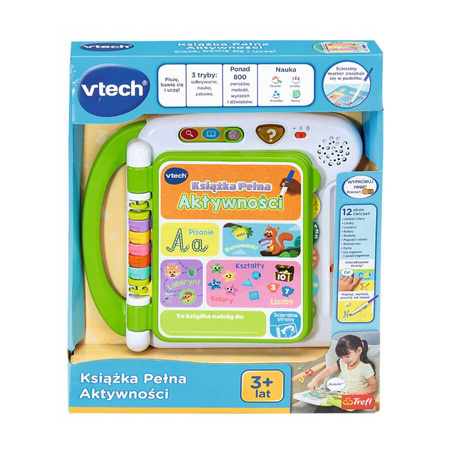 VTECH Książka Pełna Aktywności Interaktywna Nauka dla Przedszkolaka