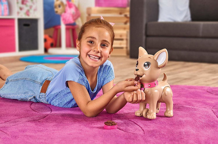 CHI CHI LOVE POO POO PUPPY szczeniak na smyczy chodzący interaktywny