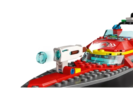 LEGO City 60373 Łódź strażacka