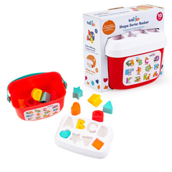 KOSZYCZEK SORTER KSZTAŁTÓW ZABAWKA SENSORYCZNA TULI FUN