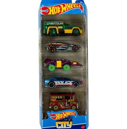 Hot Wheels zestaw 5 samochodzików 5PAK autko samochód