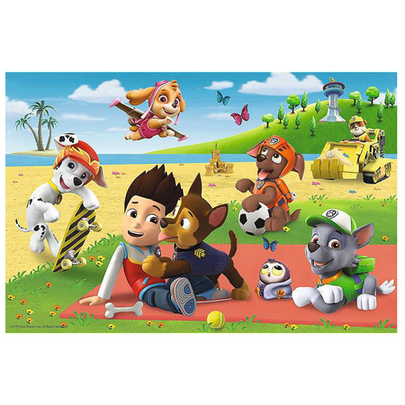 Puzzle 24 MAXI Zabawa na kocu Psi Patrol Trefl