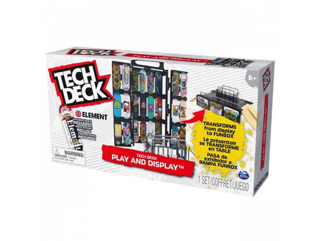 SPIN TechDeck fingerboard zestaw z rampą 6060503 Play and Display