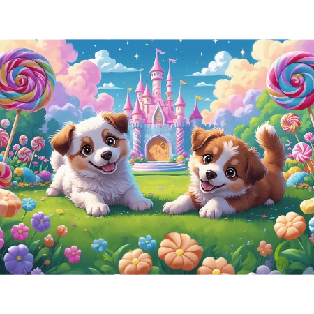Puzzle 30 elementów Świat pełen uśmiechu Rodzina Treflików Trefl