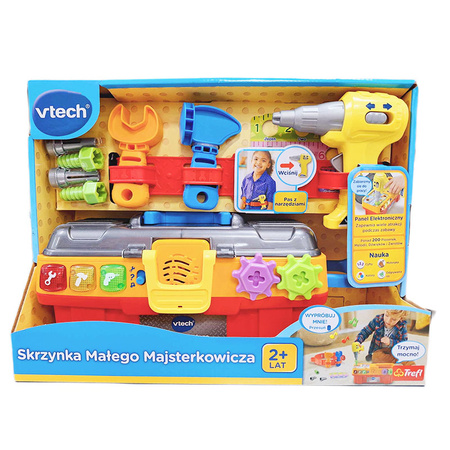 VTECH Skrzynka Małego Majsterkowicza - pomarańczowa
