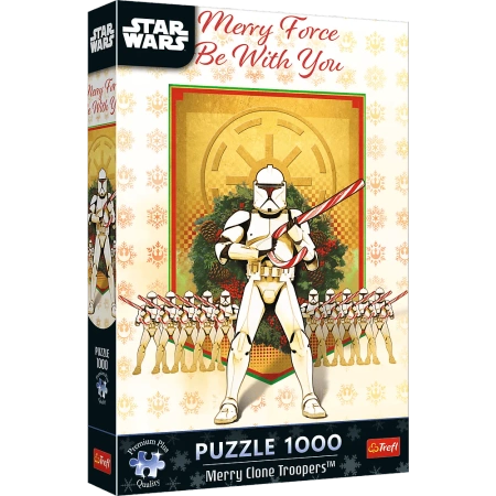 Puzzle Star Wars 1000 el. Świąteczny Patrol Szturmowców