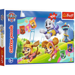 Puzzle 100el brokat Psiaki Paw Patrol TREFL 14835