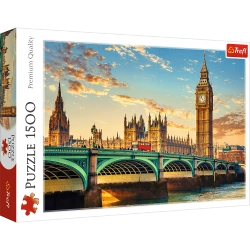 Puzzle 1500 elementów Londyn Wielka Brytania Trefl
