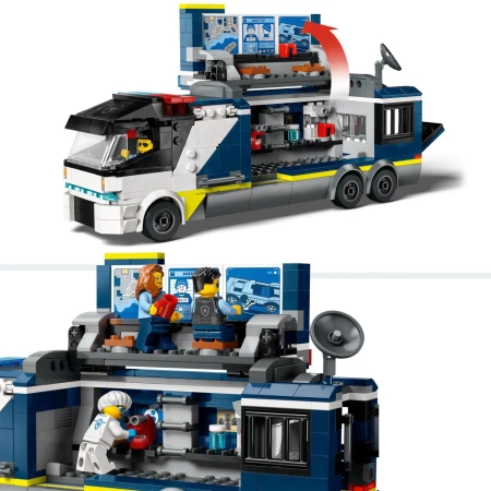 LEGO City 60418 Policyjna ciężarówka z laboratorium kryminalnym