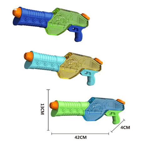 Pistolet na wodę 42 cm z Przezroczystym Zbiornikiem