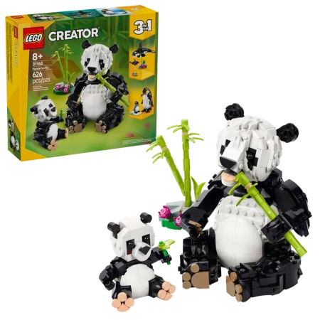 LEGO Creator 31165 Dzikie zwierzęta rodzina pand 
