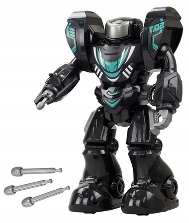 DUMEL SILVERLIT ROBO BLAST ONE czarny robot sterowany strzelający pociskami