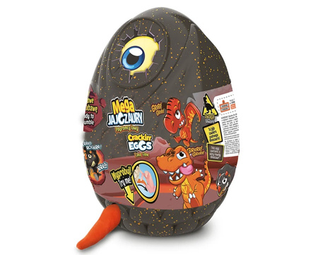 Mega Jajozaury LAWA plusz 26 cm z dźwiękiem CZERWONY Flame