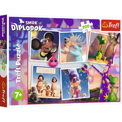 Puzzle 200 el. Przygody Smoka Diplodoka Trefl
