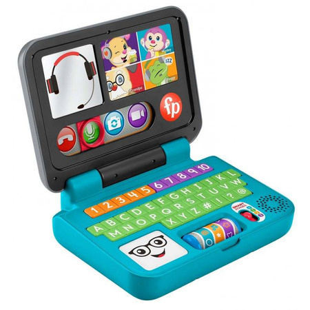 Fisher-Price Ucz się i Śmiej Edukacyjny Laptop Malucha Porozmawiajmy HHX33