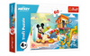 Puzzle 60 elementów Ciekawy dzień Mikiego i jego przyjaciół Miki Trefl