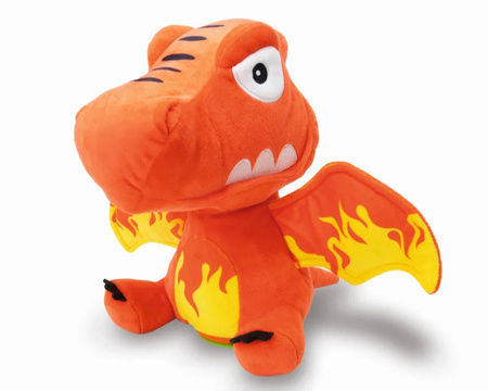 Mega Jajozaury LAWA plusz 26 cm z dźwiękiem CZERWONY Flame