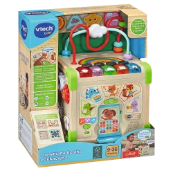 VTECH Drewniana Kostka Edukacyjna Sorter Nauka kolorów Labirynt
