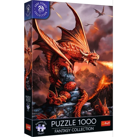  Puzzle Premium Plus Quality 1000 el. Fantasy Collection: Ognisty Smok