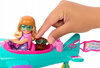 Lalka Barbie Chelsea pilotka zestaw z samolotem pieskiem HTK38