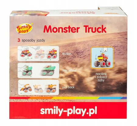 AUTO MONSTER TRUCK KROKODYL SMILY PLAY