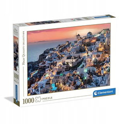 Puzzle 1000 el. Shades of Santorini Clementoni