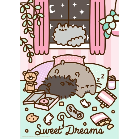 Puzzle Premium Plus Quality Pusheen 1000 el. Trefl