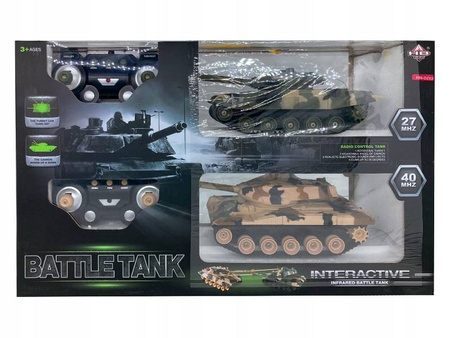 Zestaw sterowane czołgi na pilot obrót 360 ładowanie USB