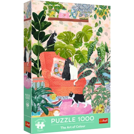 Puzzle Premium Plus Quality 1000 el. The Art of Colour Nie ma to jak w domu