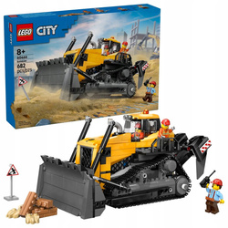 LEGO 60466 City żółty buldożer z ładowarką