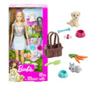 Lalka Barbie piknik z pieskiem zwierzątkami FPR48