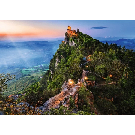 Puzzle Premium Plus Quality 1000 el. Wieża Cesta, San Marino