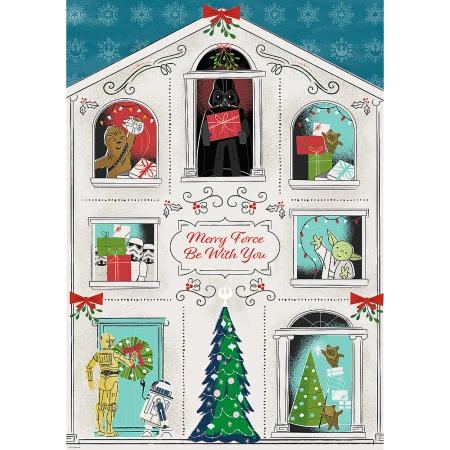 Puzzle Star Wars 1000 el. Niech Moc Świąt Będzie z Tobą