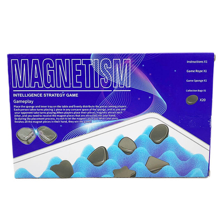 GRA STRATEGICZNA MAGNETYCZNA 20 KAMIENI MAGNESY INTELIGENTNA GRA TOWARZYSKA