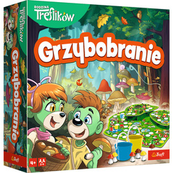 Grzybobranie Rodzina Treflików gra planszowa familijna