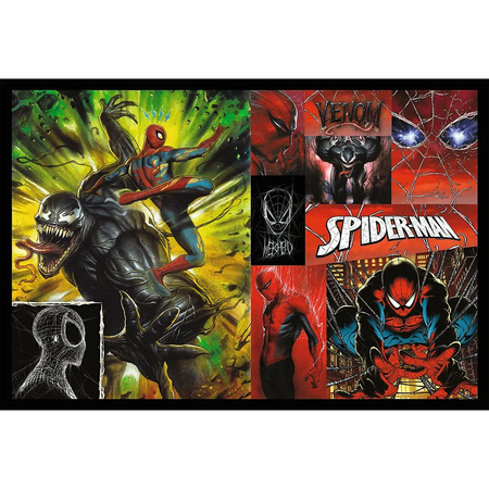 Puzzle 2x200 el. Dzień i noc Spidermana Trefl