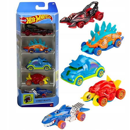 Hot Wheels zestaw 5 samochodzików 5PAK autko samochód