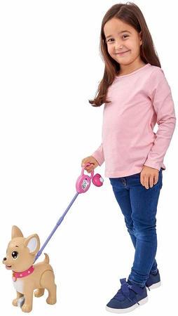 CHI CHI LOVE POO POO PUPPY szczeniak na smyczy chodzący interaktywny