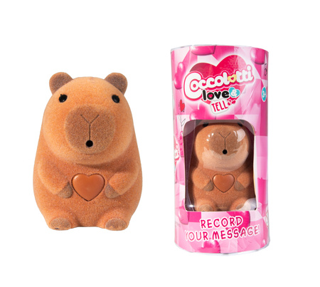 BRELOK KAPIBARA TWÓJ PRZYJACIEL Z NAGRYWANIEM TUBA breloczek