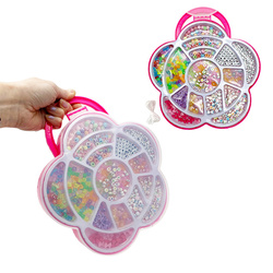 Zestaw do robienia bransoletek DIY pudełko w kształcie kwiatka