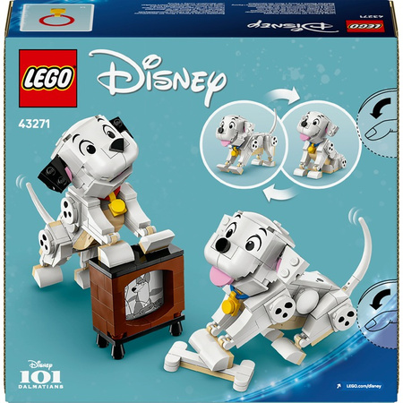 LEGO 43271 Disney Szczeniaki Lucky i Penny z filmu 101 dalmatyńczyków