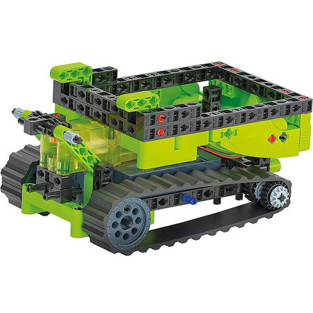 Clementoni Laboratorium Mechaniki Ciągnik Gąsienicowy 20 modeli klocki konstrukcyjne