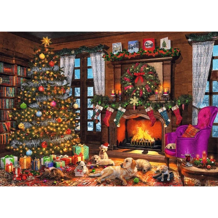 Puzzle świąteczne 1000 el. XMAS Idą Święta
