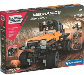 LAORATORIUM MECHANIKI JEEP SAFARI KLOCKI KONSTRUKCYJNE NAUKA ZABAWA
