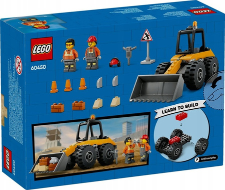 LEGO CITY 60450 Żółta ładowarka kołowa 