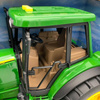 Duży traktor zielony z gumowymi kołami ze światłem i dźwiekiem Farmer's tale