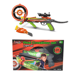 Pistolet z kuszą łuk strzały strzelanie do tarczy celu na baterie automat