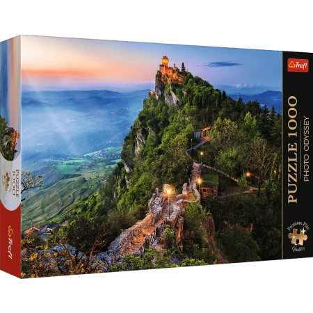 Puzzle Premium Plus Quality 1000 el. Wieża Cesta, San Marino