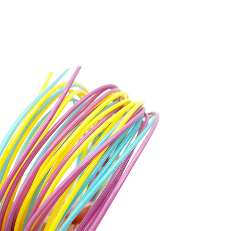 Kolorowe wkłady filament PLA do długopisu 3D zestaw 3 kolory PEN 9m