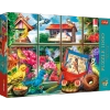 Puzzle Premium Plus Quality 1000 el. Tea Time Świat ptaków